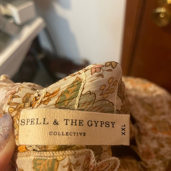 Juniper Shirred Dress in Cream - size XXL - Picture 4 of 6